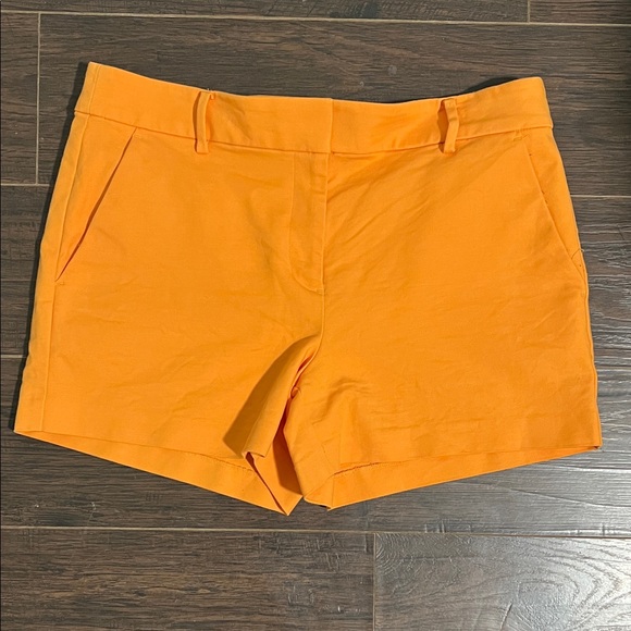 LOFT Pants - LOFT Orange Tailored Cotton Blend Shorts